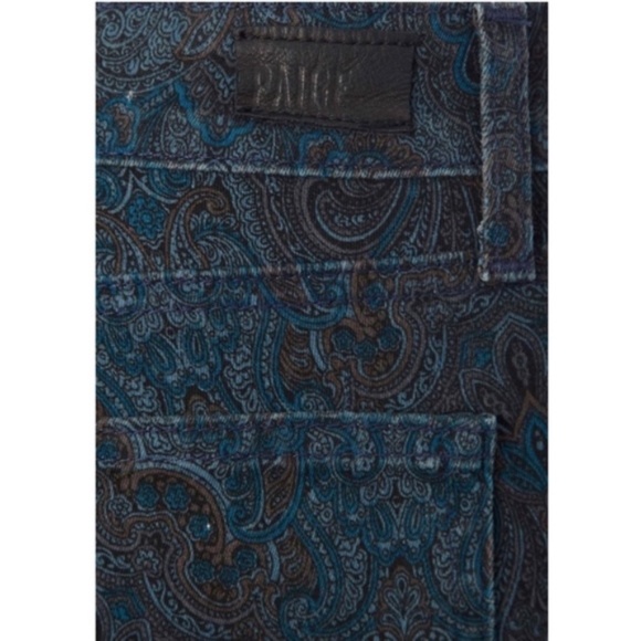 SOLD Paige Verdugo Ultra Skinny Jeans Blue Paisley - Picture 3 of 13